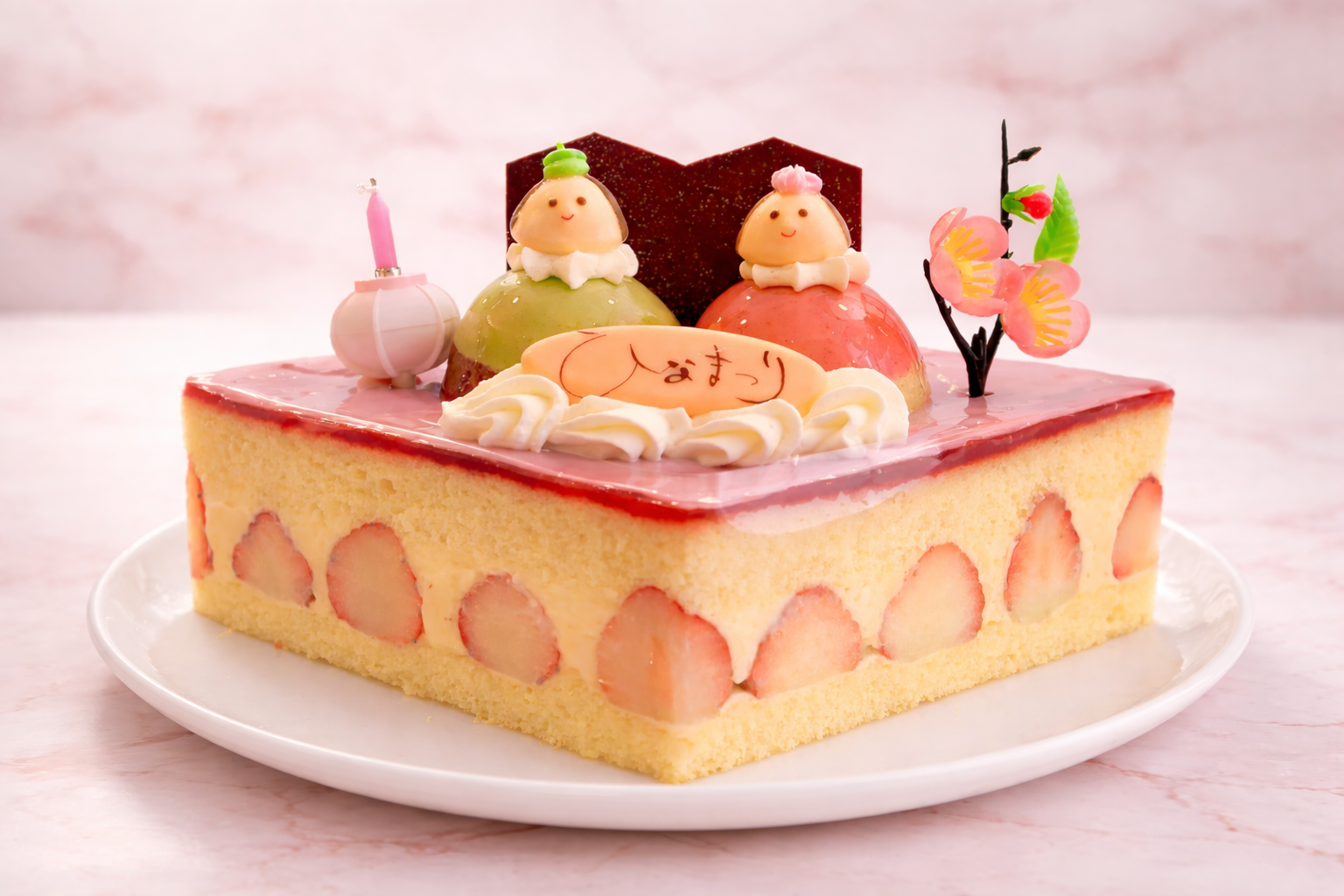 🌸ひなまつり限定デコレーションケーキ🌸
